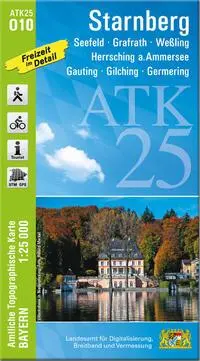 Cover: 9783987760761 | ATK25-O10 Starnberg (Amtliche Topographische Karte 1:25000) | Deutsch