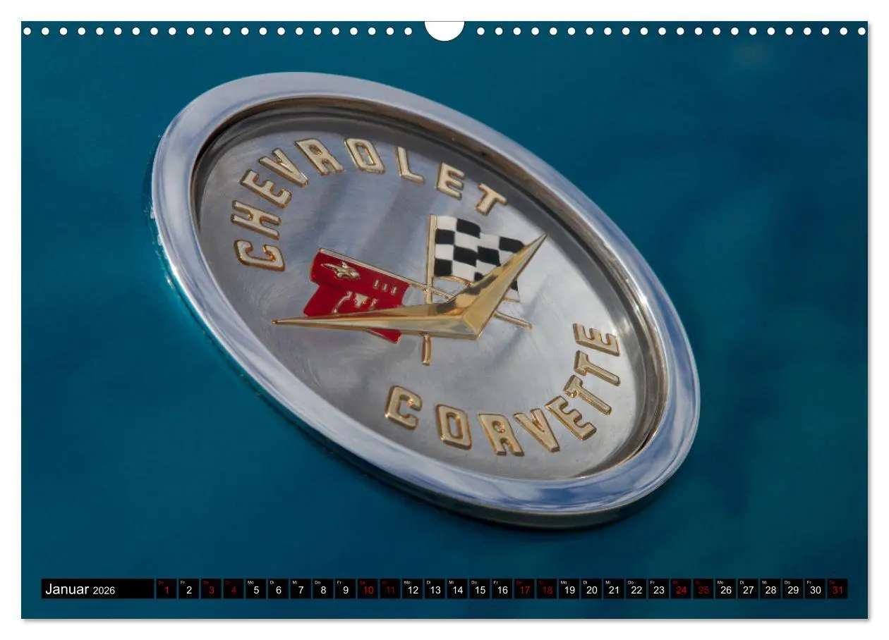 Bild: 9783457860861 | Corvette C1 - Das Original (Wandkalender 2026 DIN A3 quer),...