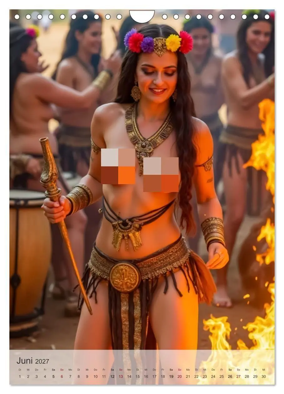 Bild: 9783516950861 | Spicy Fantasy - Legenden der Amazonenkriegerinnen (Wandkalender...