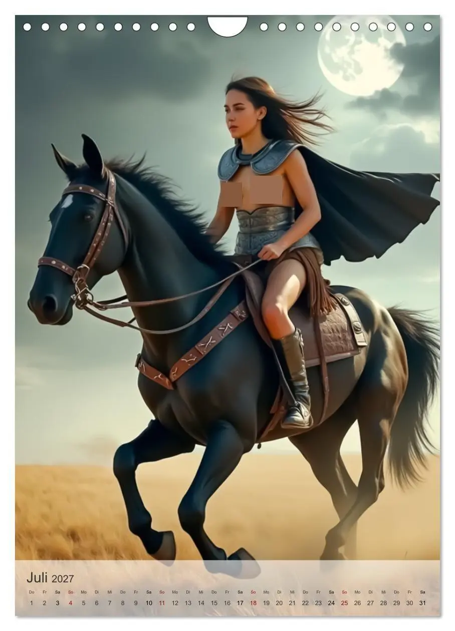 Bild: 9783516950861 | Spicy Fantasy - Legenden der Amazonenkriegerinnen (Wandkalender...