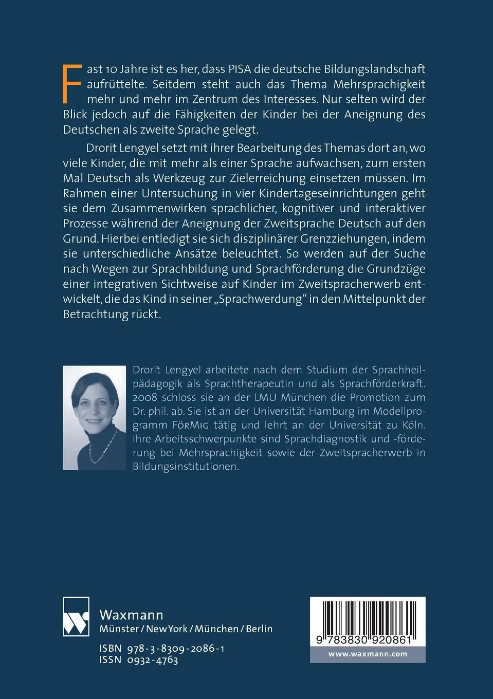 Rückseite: 9783830920861 | Zweitspracherwerb in der Kita | Drorit Lengyel | Taschenbuch | 284 S.