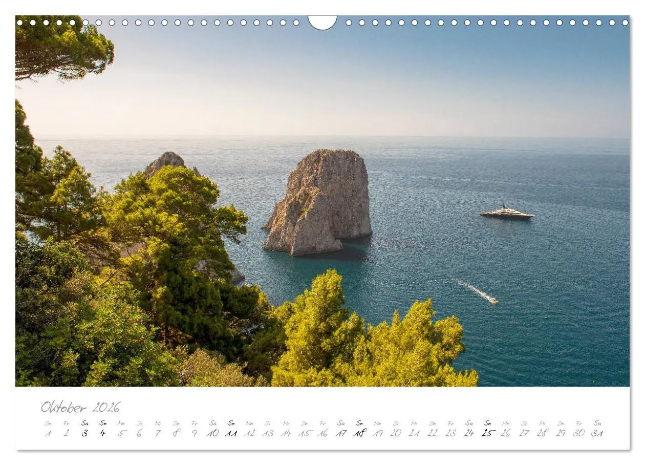 Bild: 9783457780961 | Capri, Insel der Sehnsucht (Wandkalender 2026 DIN A3 quer),...