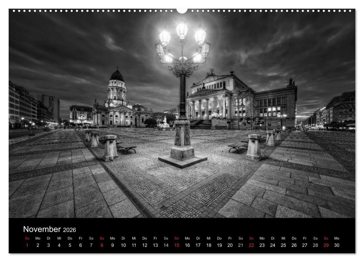 Bild: 9783516180961 | Berlin Monochrome (Wandkalender 2026 DIN A2 quer), CALVENDO...