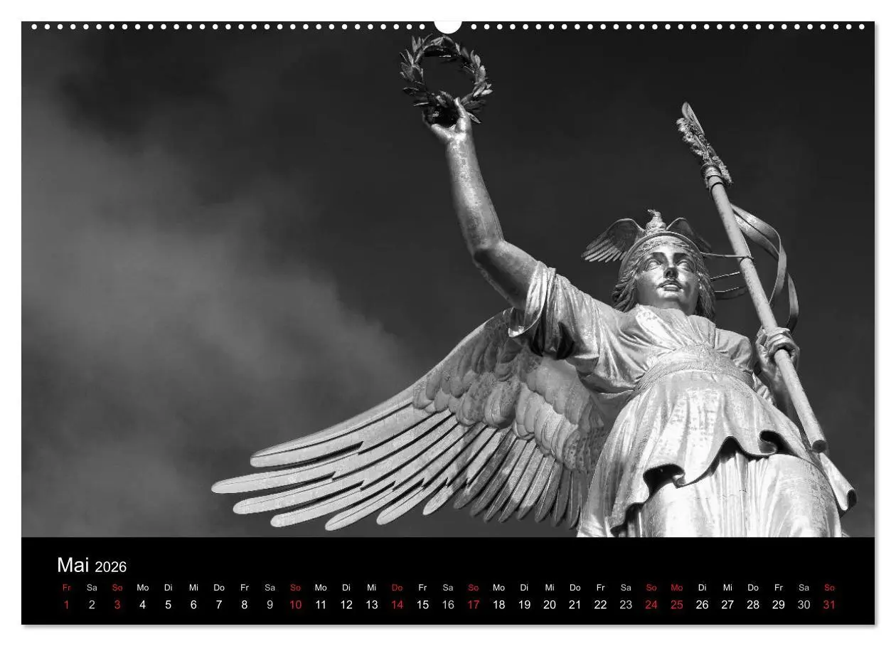 Bild: 9783516180961 | Berlin Monochrome (Wandkalender 2026 DIN A2 quer), CALVENDO...
