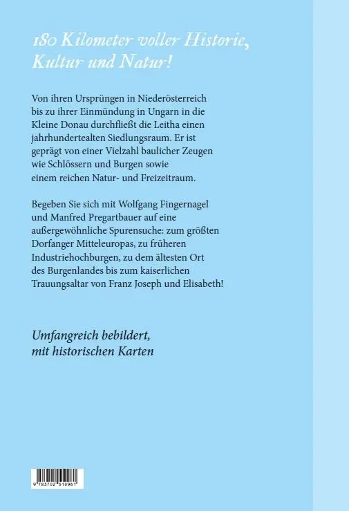 Rückseite: 9783702510961 | Lebensader Leitha | Wolfgang Fingernagel (u. a.) | Buch | 248 S.
