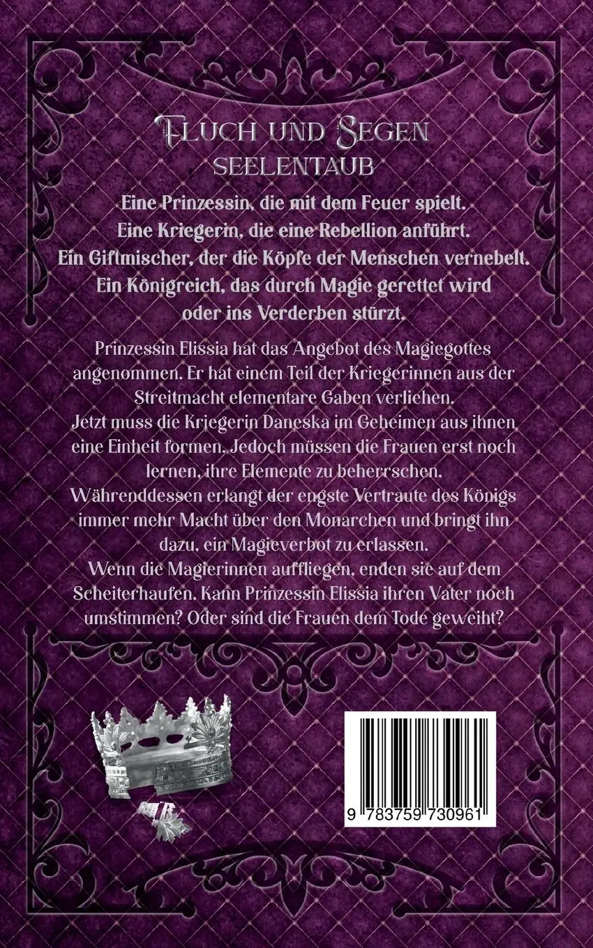 Rückseite: 9783759730961 | Fluch und Segen | Seelentaub | Jamie Enderlein | Taschenbuch | 428 S.