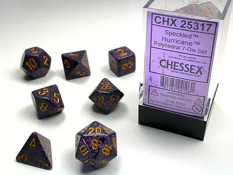 Cover: 601982021061 | Speckled® Polyhedral Hurricane™ 7-Die Set | deutsch | Chessex