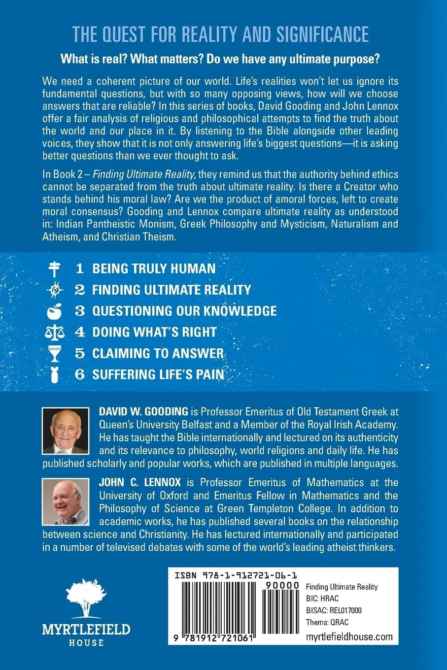 Rückseite: 9781912721061 | Finding Ultimate Reality | David W. Gooding (u. a.) | Taschenbuch