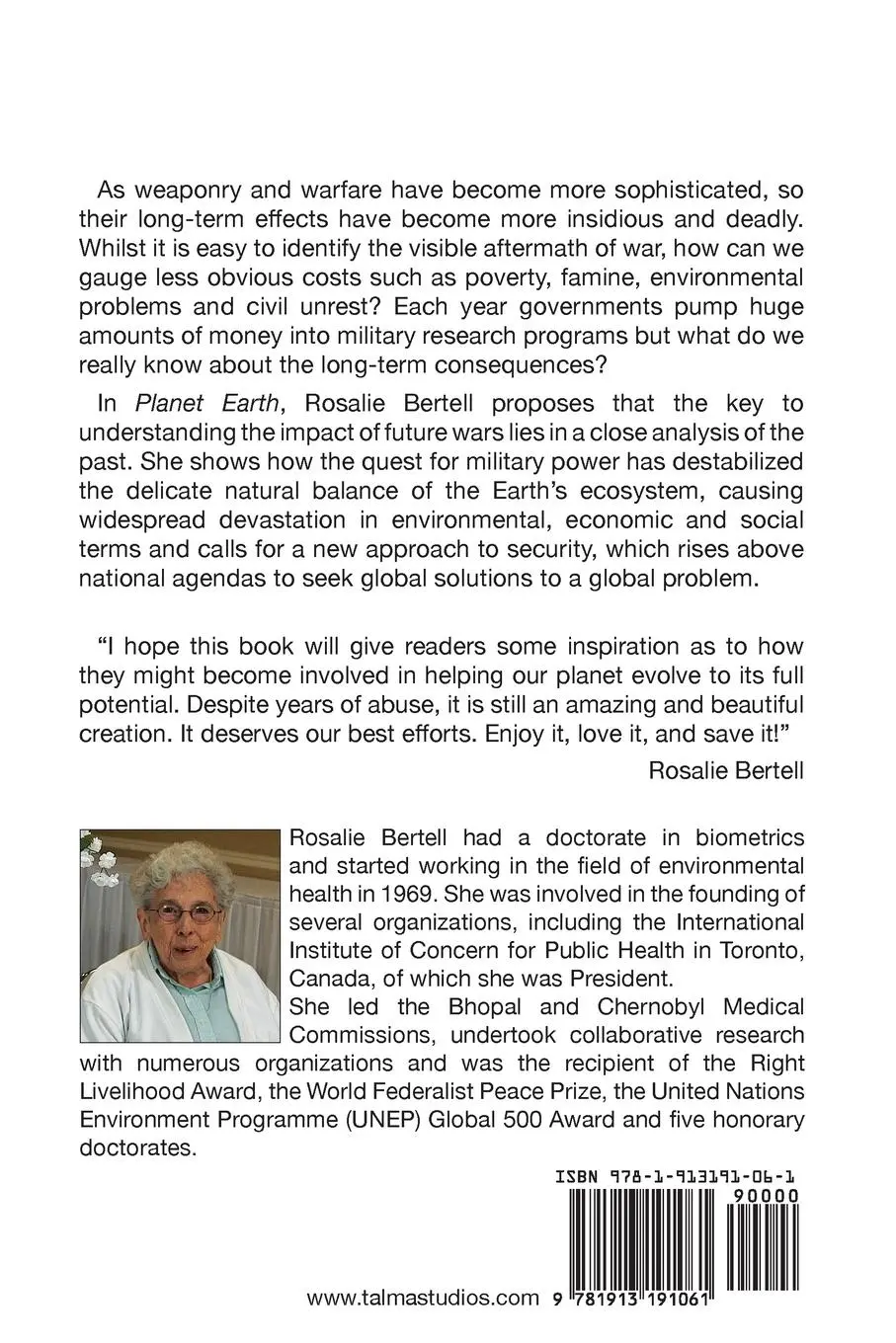 Rückseite: 9781913191061 | Planet Earth | The Latest Weapon of War - Enhanced Edition | Bertell