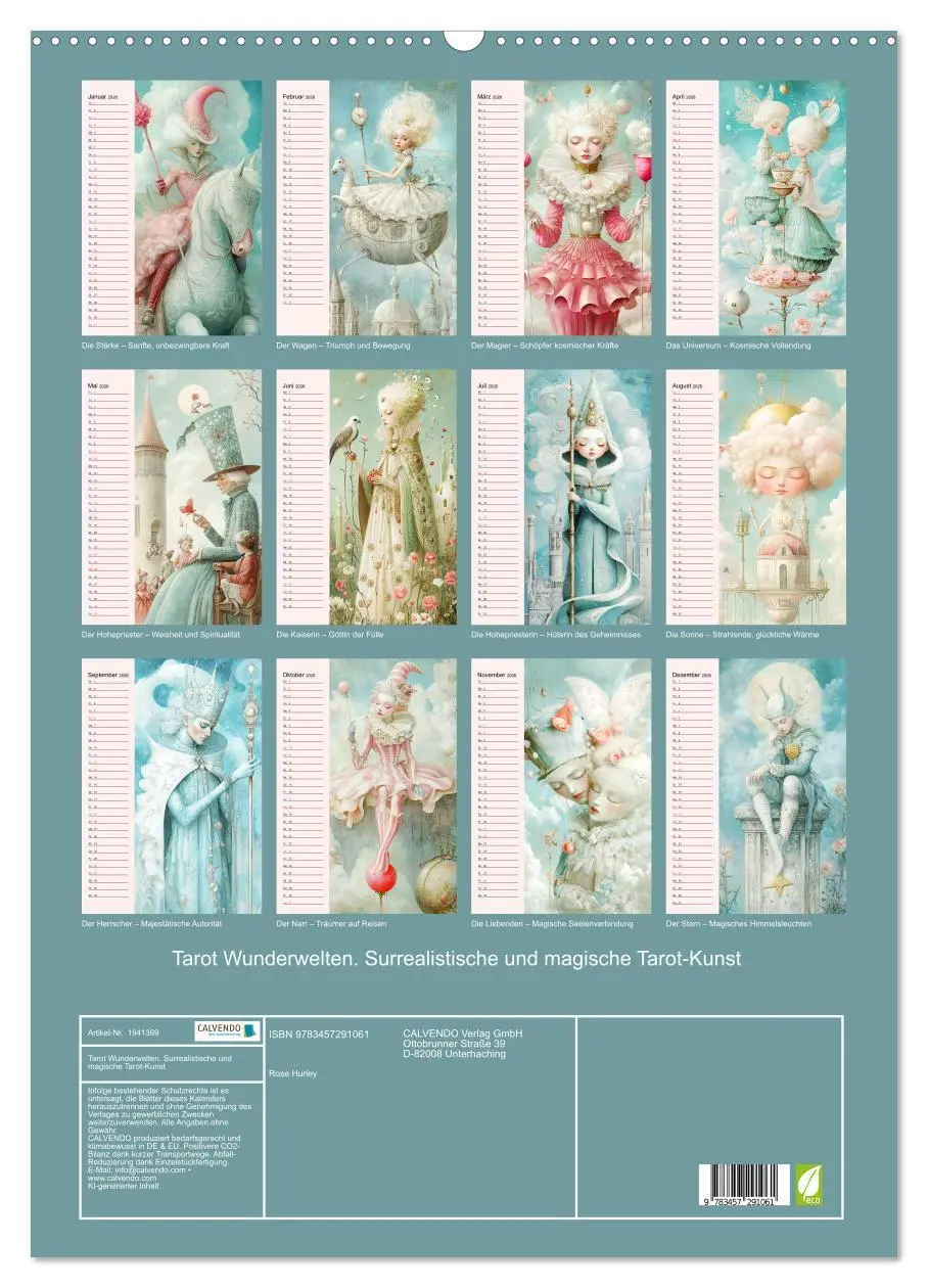 Bild: 9783457291061 | Tarot Wunderwelten. Surrealistische und magische Tarot-Kunst...