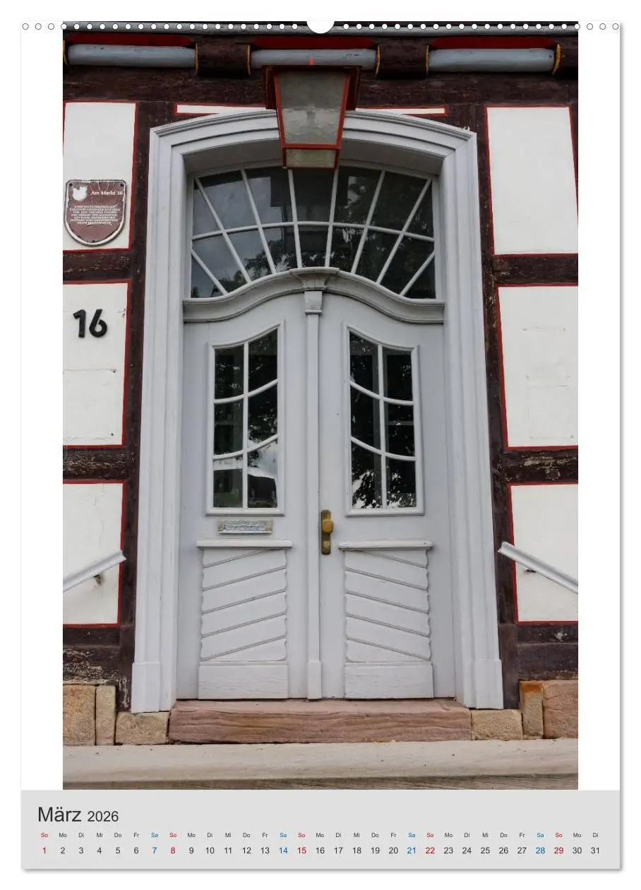 Bild: 9783516691061 | Bad Hersfelder Türen (hochwertiger Premium Wandkalender 2026 DIN A2...