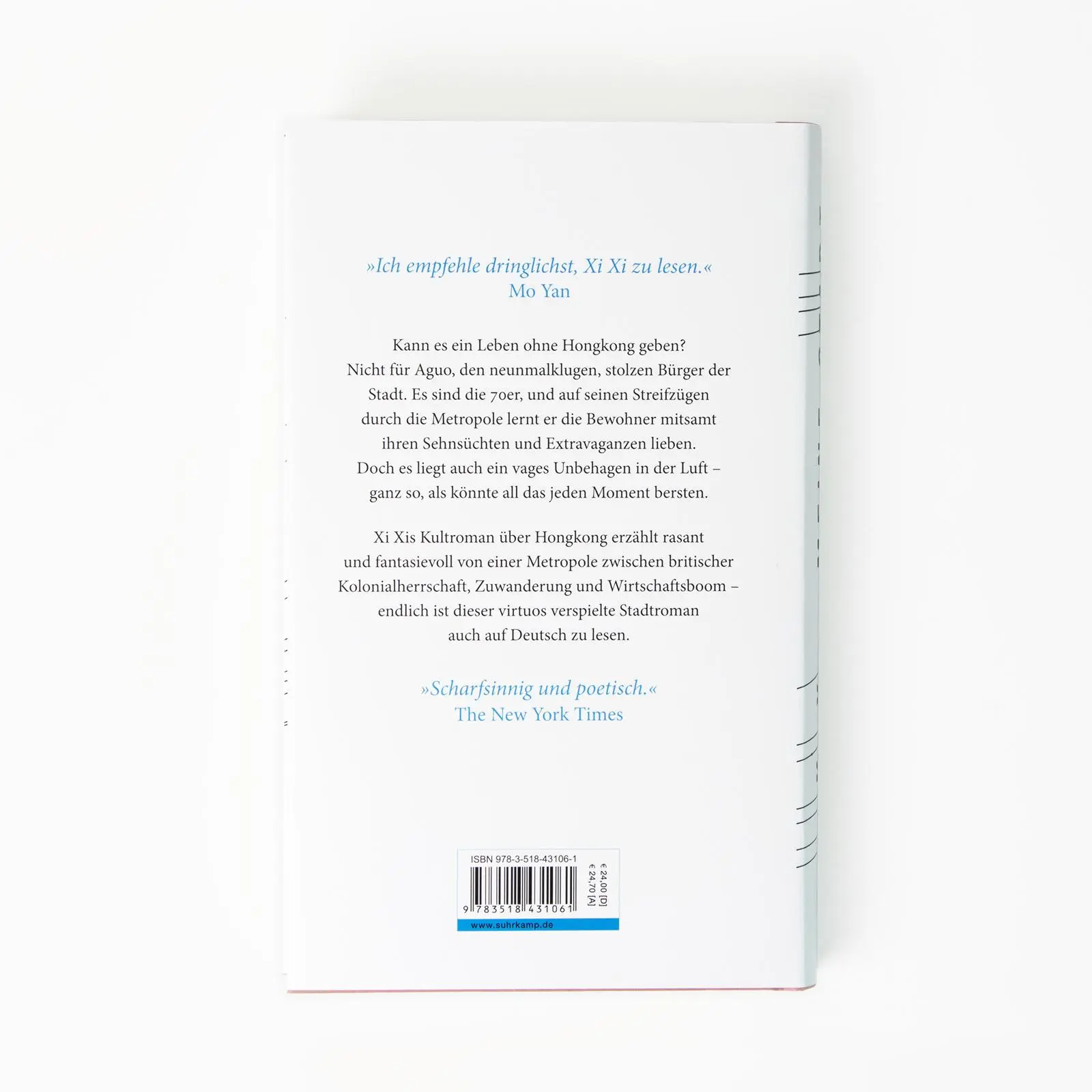 Rückseite: 9783518431061 | Meine Stadt | Xi Xi | Buch | 253 S. | Deutsch | 2023 | Suhrkamp Verlag