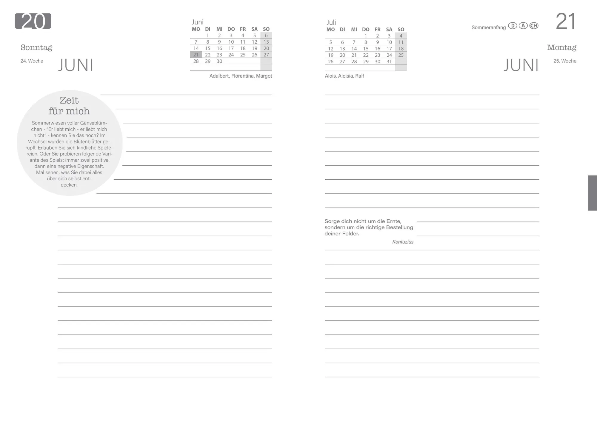 Bild: 4262480691161 | Buchkalender A5 2027 Schwarz - Je Tag 2 Seiten - 21 x 15 cm | Kalender