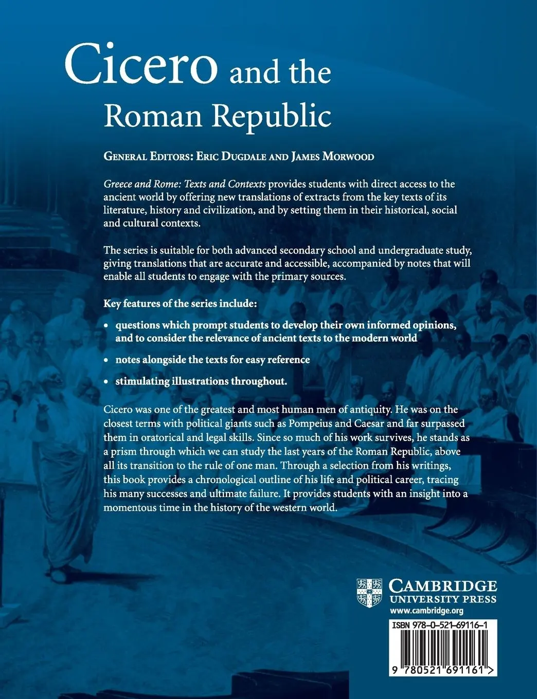 Rückseite: 9780521691161 | Cicero and the Roman Republic | John Murrell | Taschenbuch | Englisch