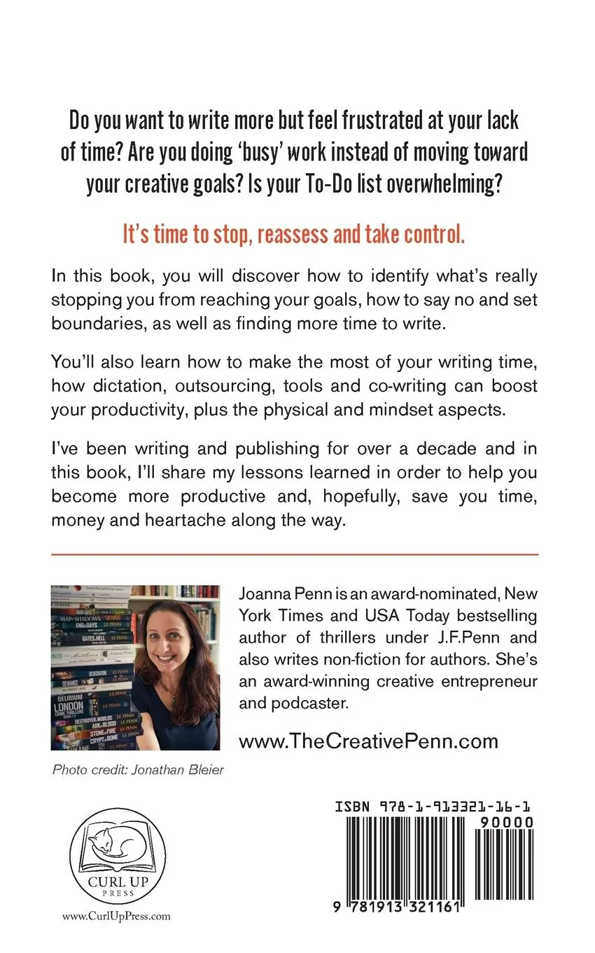 Rückseite: 9781913321161 | Productivity For Authors | Joanna Penn | Taschenbuch | Englisch | 2019