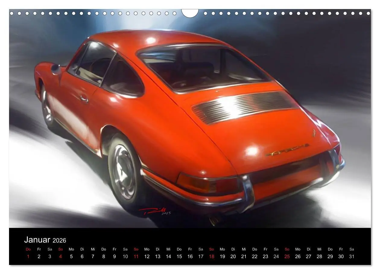 Bild: 9783457971161 | Porsche inspired Artwork by Reinhold Art´s (Wandkalender 2026 DIN...