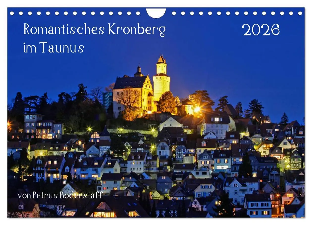 Cover: 9783516061161 | Romantisches Kronberg im Taunus (Wandkalender 2026 DIN A4 quer),...