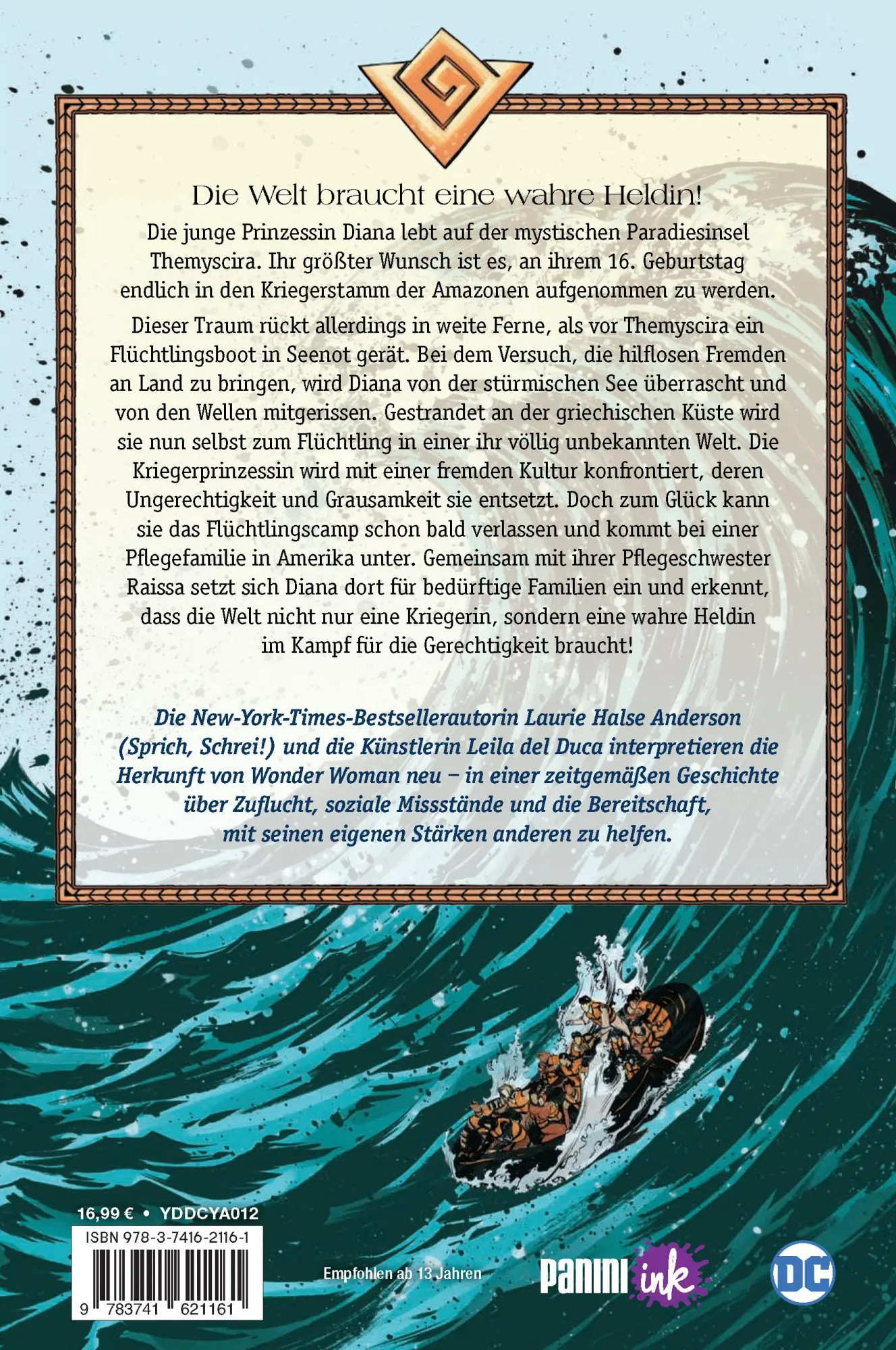 Rückseite: 9783741621161 | Wonder Woman: Stürmische Zeiten | Laurie Halse Anderson (u. a.) | Buch