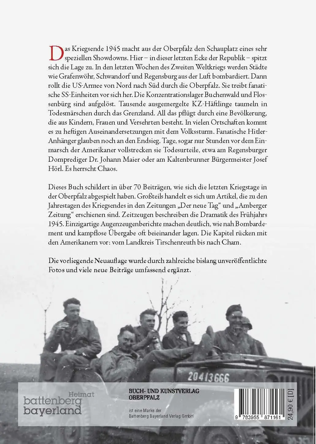 Rückseite: 9783955871161 | Sie kommen | Die letzten Kriegstage in der Oberpfalz 1945 | Ascherl