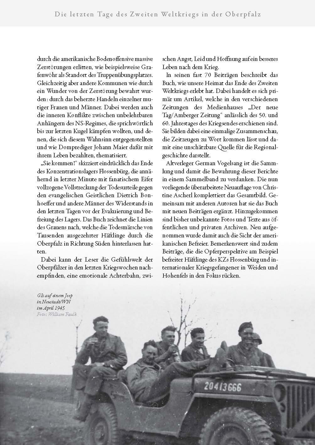 Bild: 9783955871161 | Sie kommen | Die letzten Kriegstage in der Oberpfalz 1945 | Ascherl