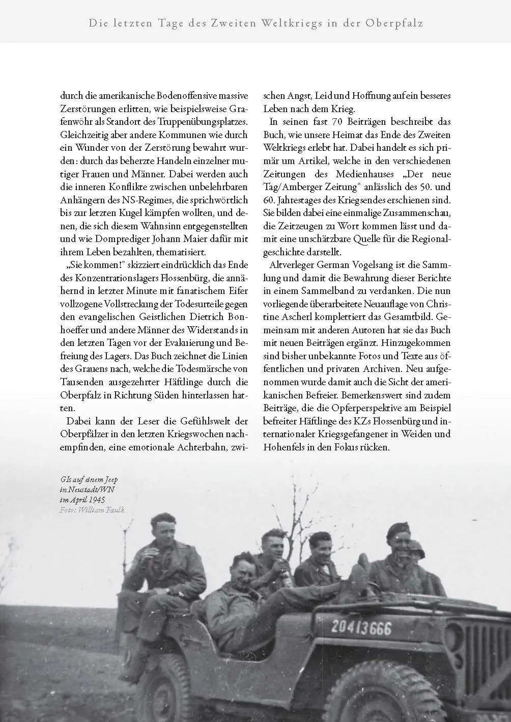Bild: 9783955871161 | Sie kommen | Die letzten Kriegstage in der Oberpfalz 1945 | Ascherl