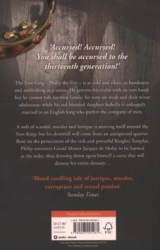 Rückseite: 9780007491261 | The Accursed Kings 01. The Iron King | Maurice Druon | Taschenbuch