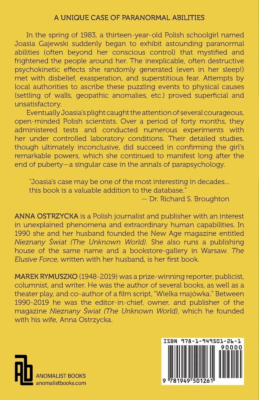 Rückseite: 9781949501261 | THE ELUSIVE FORCE | Anna Ostrzycka (u. a.) | Taschenbuch | Englisch