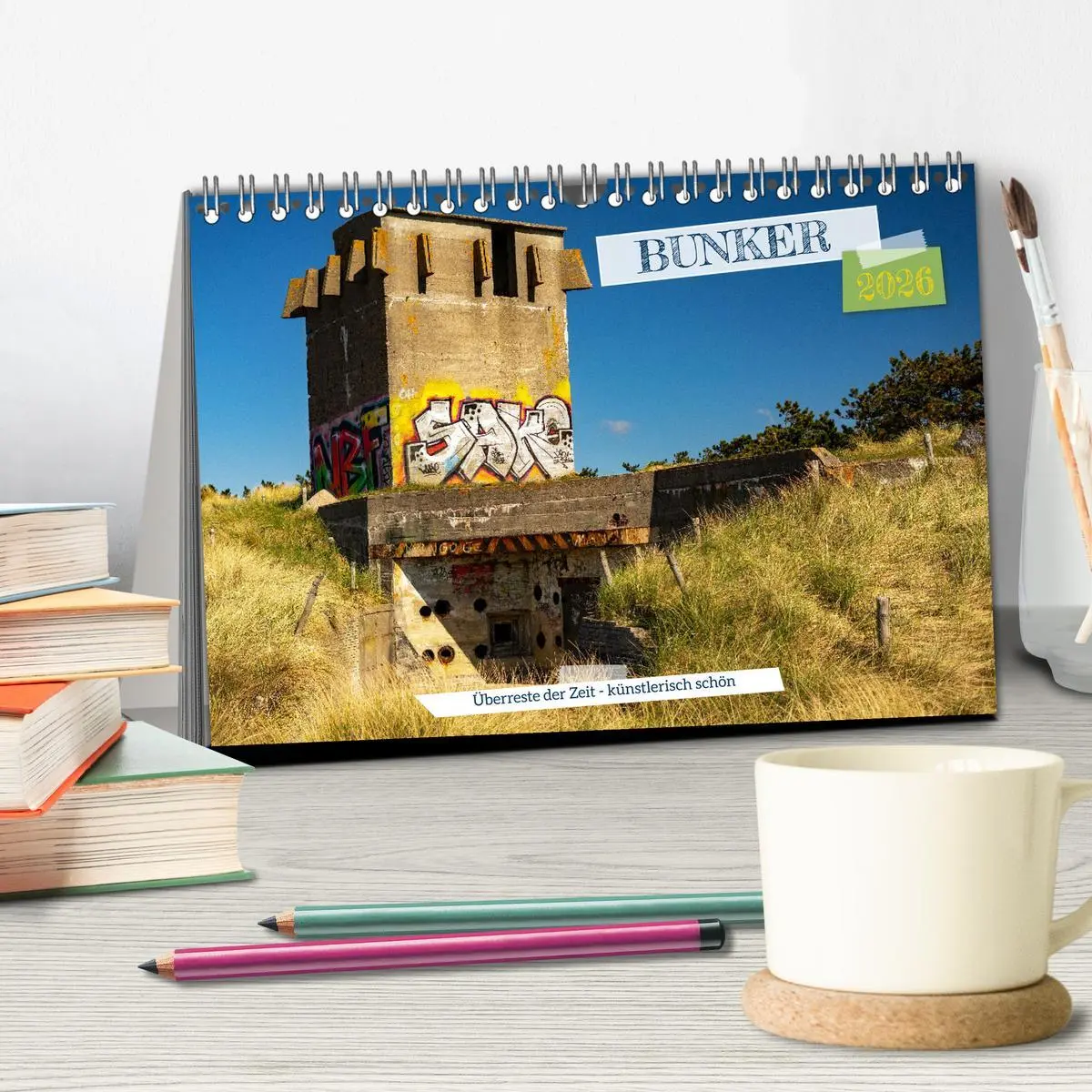 Bild: 9783457581261 | Bunker Überreste der Zeit - Künstlerisch schön (Tischkalender 2026...