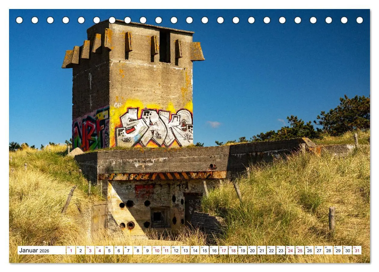 Bild: 9783457581261 | Bunker Überreste der Zeit - Künstlerisch schön (Tischkalender 2026...