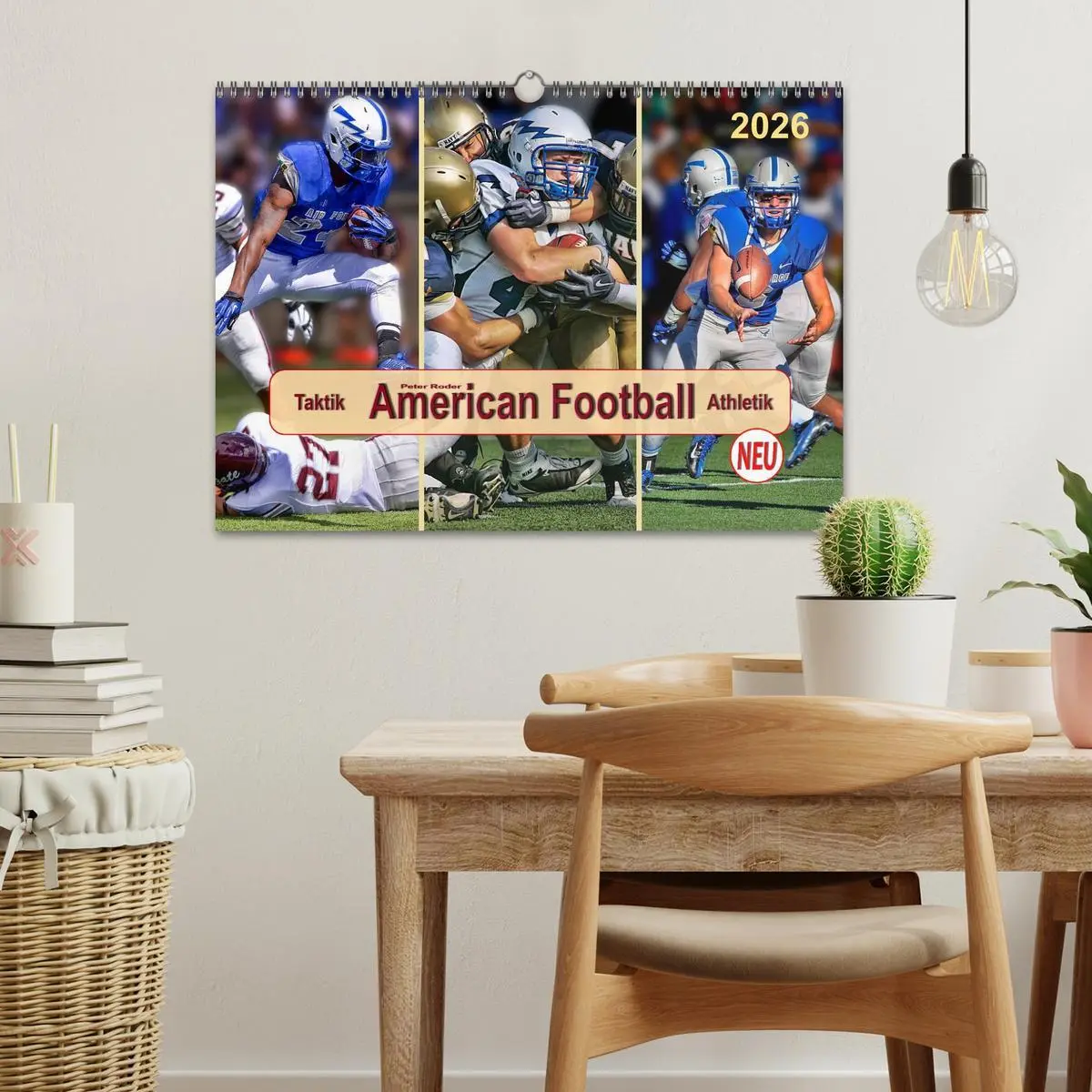 Bild: 9783457961261 | American Football - Taktik und Athletik (Wandkalender 2026 DIN A3...