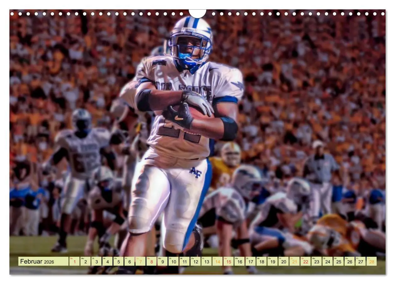 Bild: 9783457961261 | American Football - Taktik und Athletik (Wandkalender 2026 DIN A3...