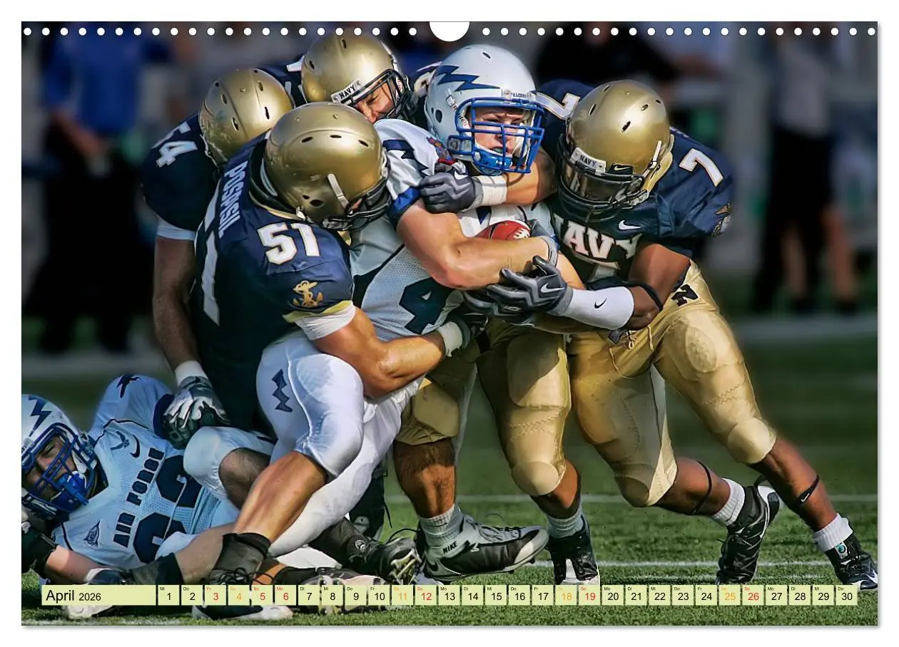 Bild: 9783457961261 | American Football - Taktik und Athletik (Wandkalender 2026 DIN A3...