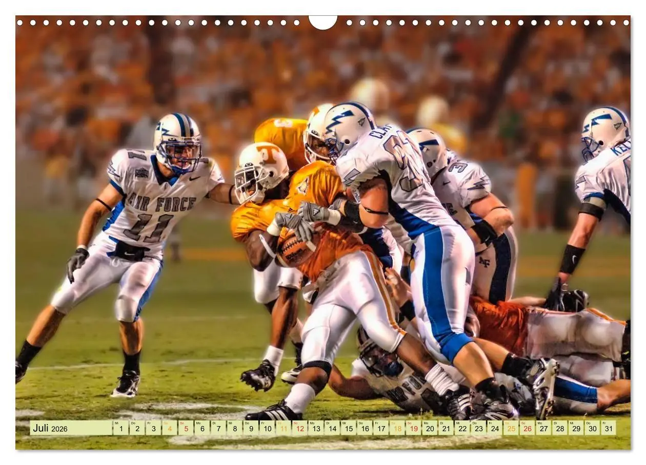 Bild: 9783457961261 | American Football - Taktik und Athletik (Wandkalender 2026 DIN A3...