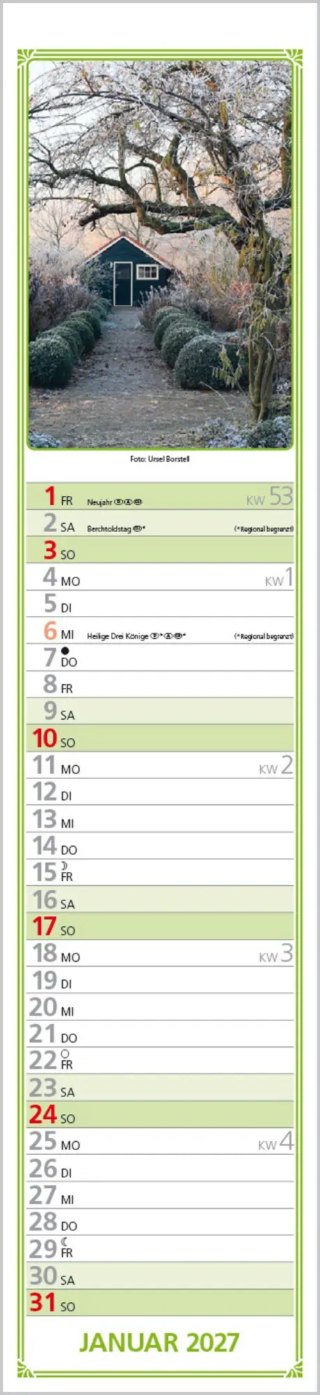 Bild: 9783819301261 | Rudis Gartenplaner 2027 | Langplaner | Verlag Korsch | Kalender | 2027