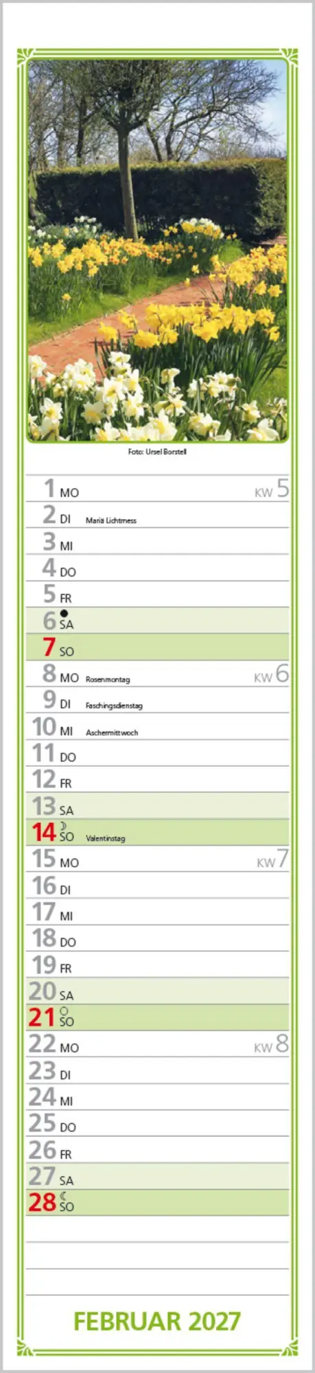 Bild: 9783819301261 | Rudis Gartenplaner 2027 | Langplaner | Verlag Korsch | Kalender | 2027