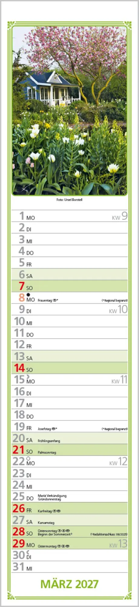 Bild: 9783819301261 | Rudis Gartenplaner 2027 | Langplaner | Verlag Korsch | Kalender | 2027