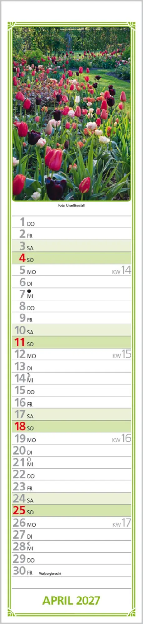Bild: 9783819301261 | Rudis Gartenplaner 2027 | Langplaner | Verlag Korsch | Kalender | 2027