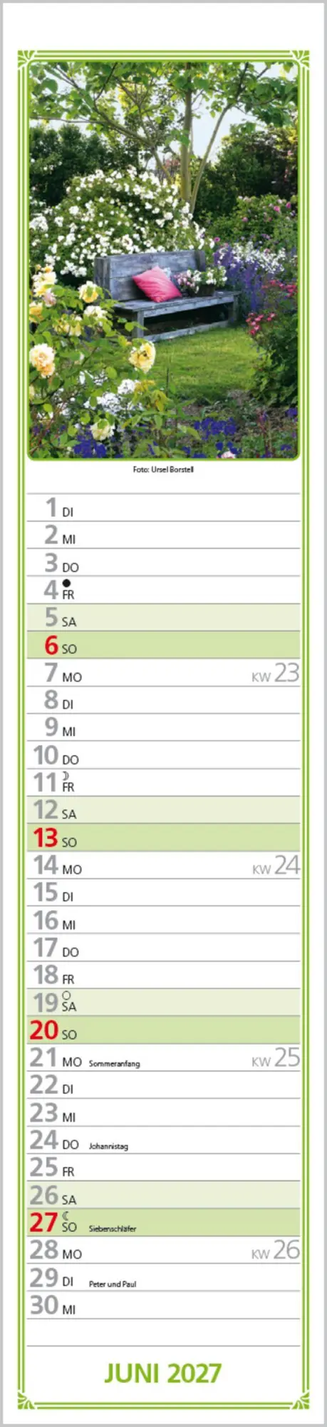 Bild: 9783819301261 | Rudis Gartenplaner 2027 | Langplaner | Verlag Korsch | Kalender | 2027