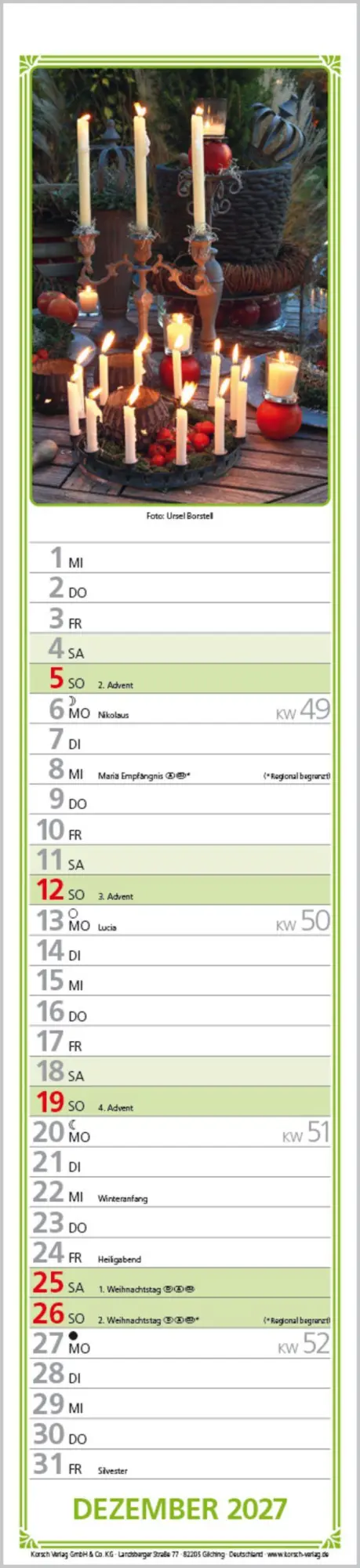 Bild: 9783819301261 | Rudis Gartenplaner 2027 | Langplaner | Verlag Korsch | Kalender | 2027