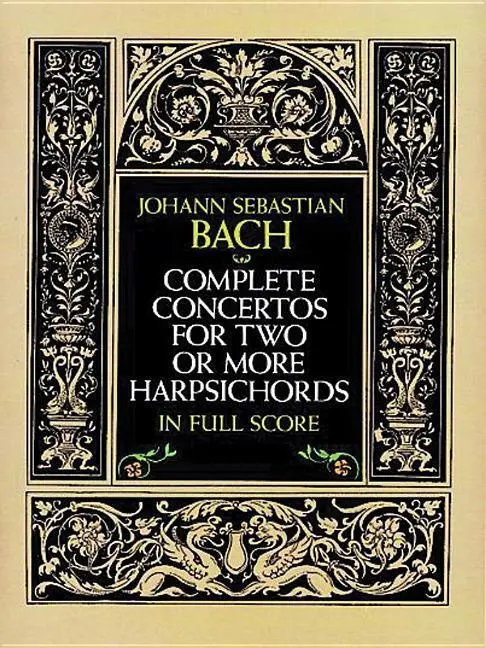 Cover: 9780486271361 | Complete Concertos for Two or More Harpsichords | in Full Score | Bach