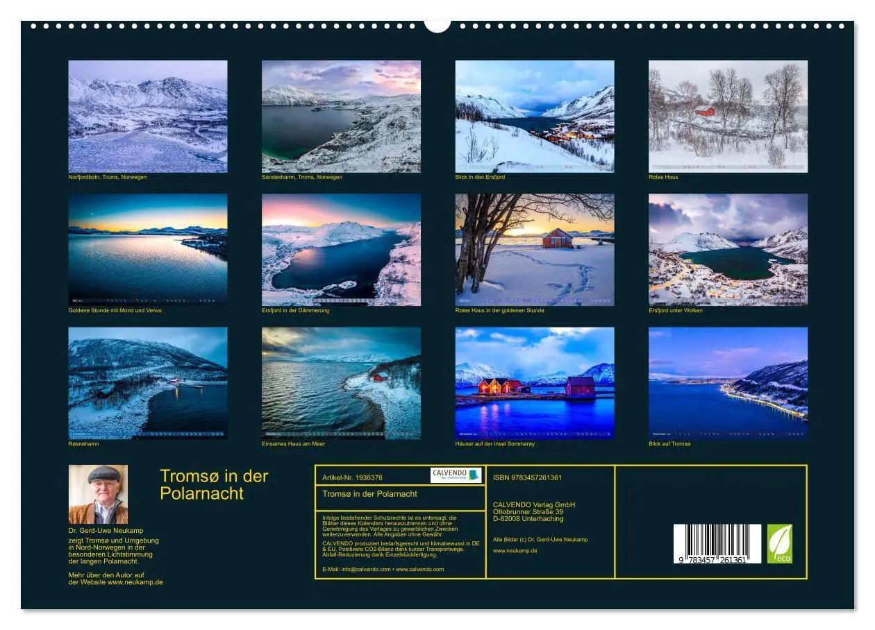 Bild: 9783457261361 | Tromsø in der Polarnacht (hochwertiger Premium Wandkalender 2026...