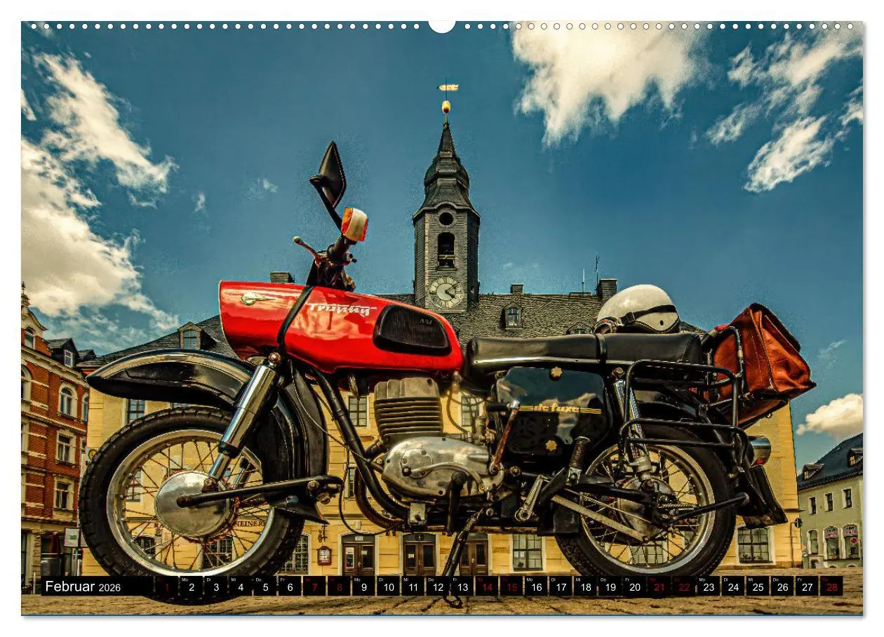 Bild: 9783457331361 | Meine MZ ES 250/2 unterwegs in Chemnitz (hochwertiger Premium...