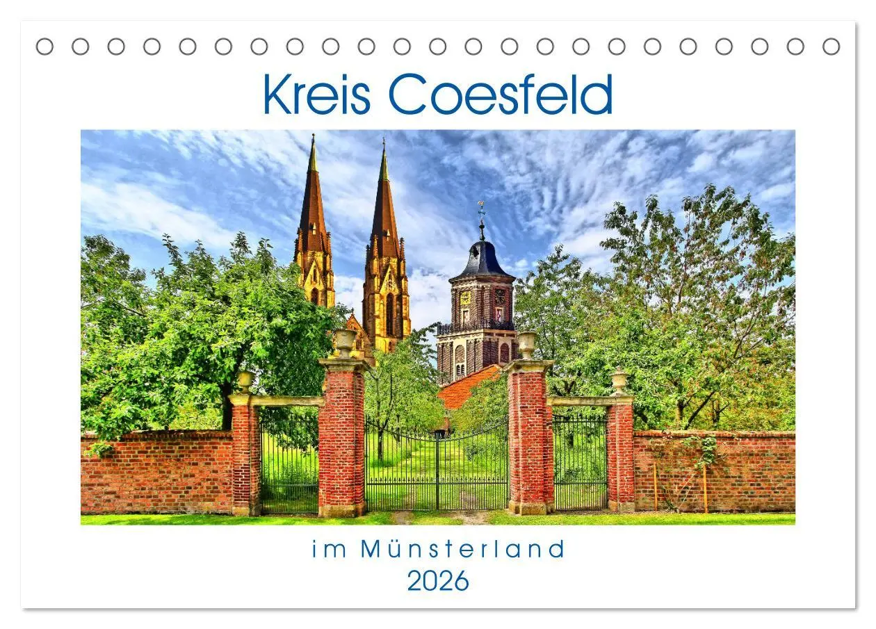 Cover: 9783457951361 | Kreis Coesfeld im Münsterland - Stadt Land Fluß (Tischkalender 2026...
