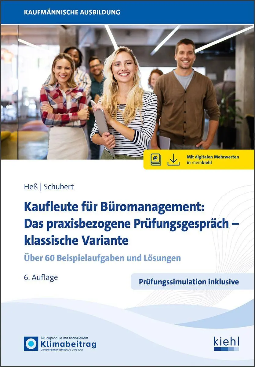 Cover: 9783470101361 | Kaufleute für Büromanagement: Das praxisbezogene Prüfungsgespräch -...