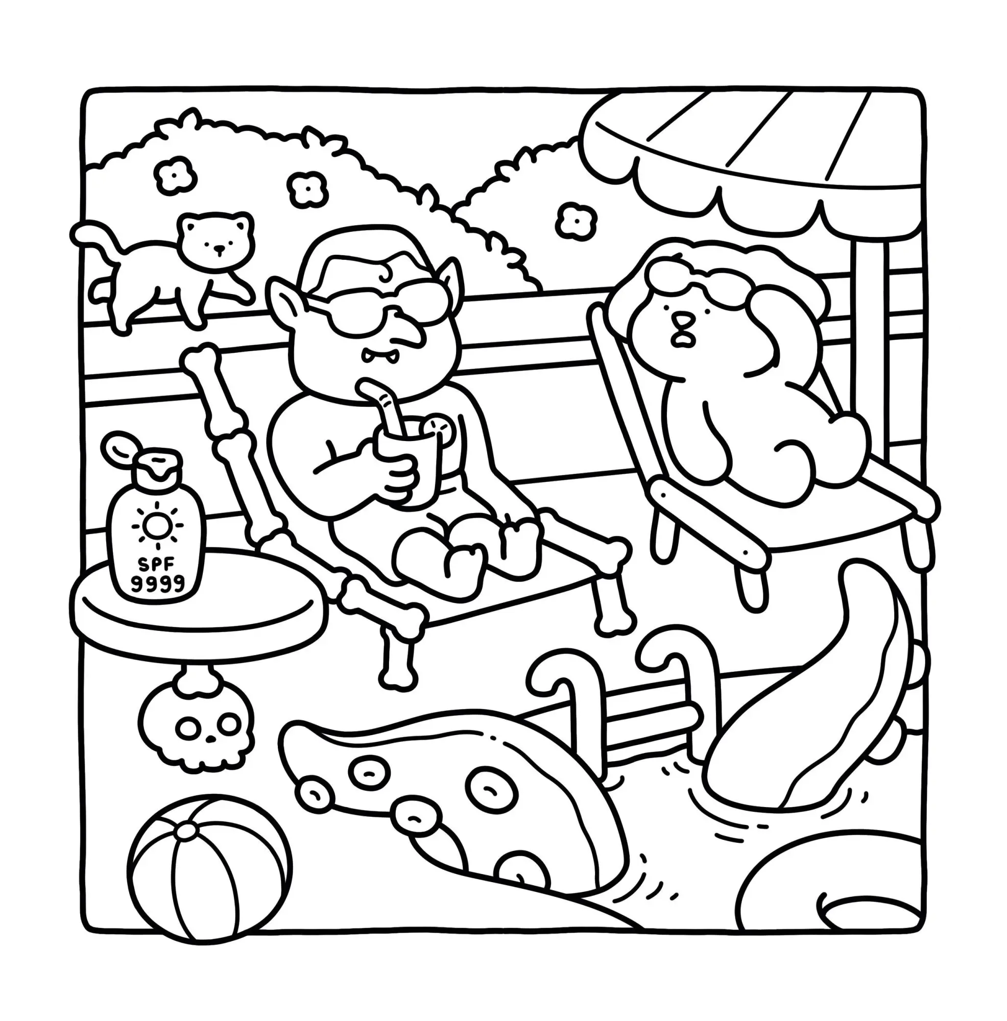 Bild: 9783473481361 | Cozy Coloring - Silly Spooky | Hikaru Kotz | Taschenbuch | 80 S.