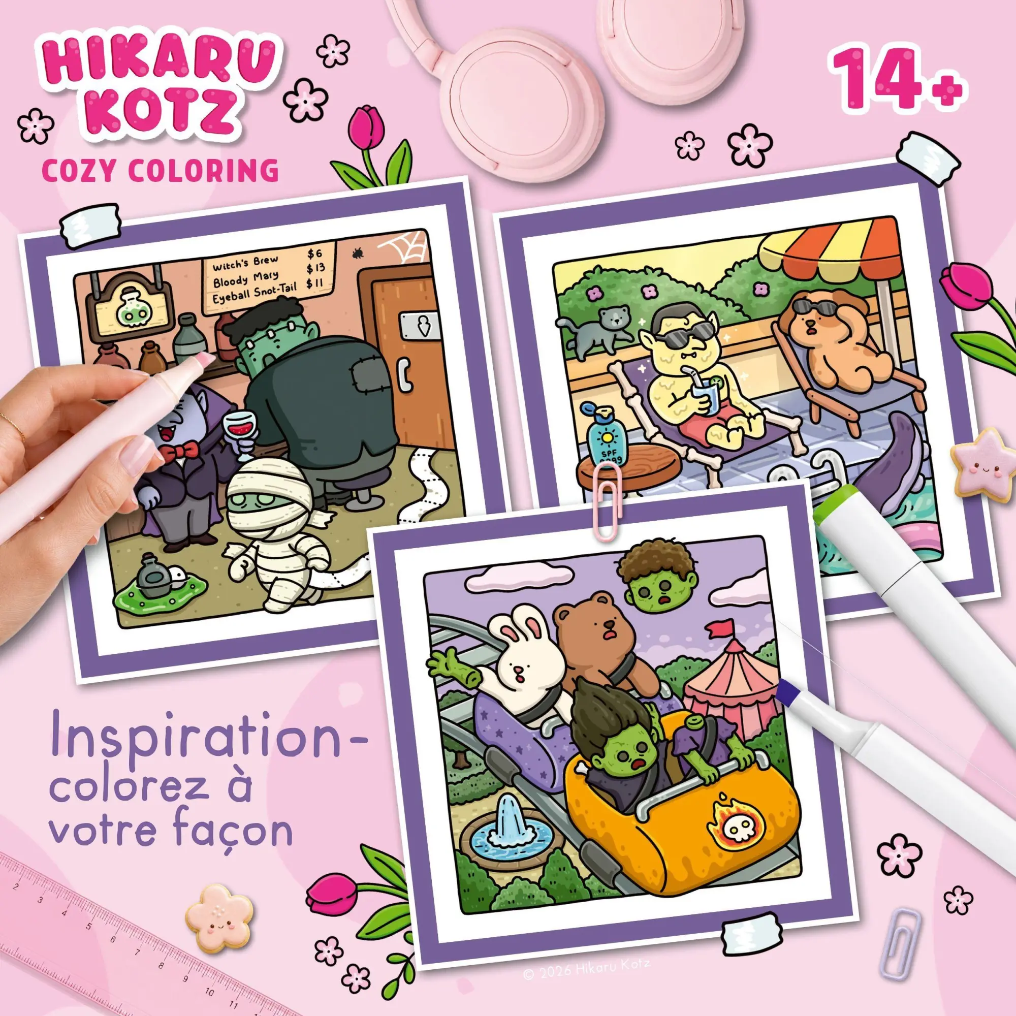 Bild: 9783473481361 | Cozy Coloring - Silly Spooky | Hikaru Kotz | Taschenbuch | 80 S.