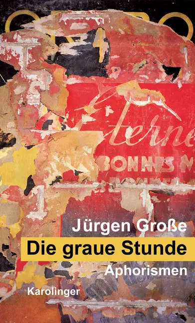 Cover: 9783854181361 | Die graue Stunde | Eine Serenade in Aphorismen | Jürgen Große | Buch