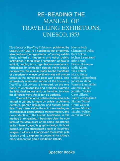 Cover: 9783959051361 | Re-reading the Manual of Travelling Exhibitions | Müller (u. a.)