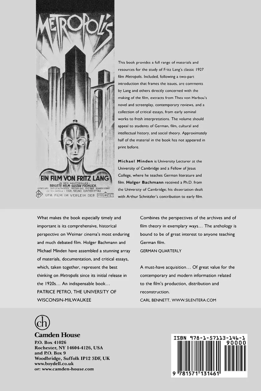 Rückseite: 9781571131461 | Fritz Lang's Metropolis | Cinematic Visions of Technology and Fear