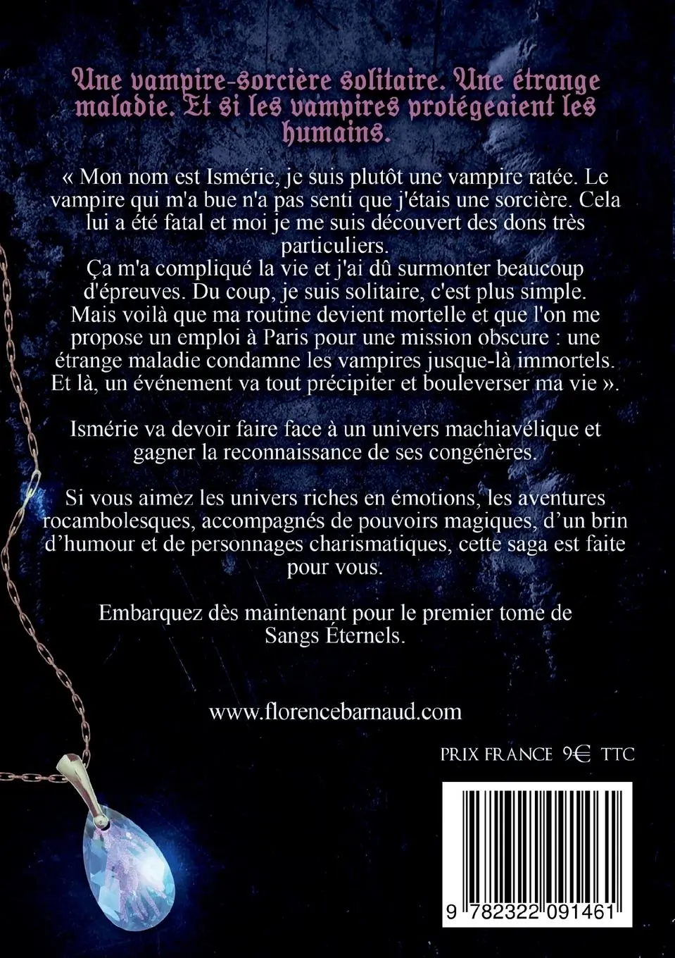 Rückseite: 9782322091461 | Sangs Eternels - Tome 1 | La Reconnaissance | Florence Barnaud | Buch